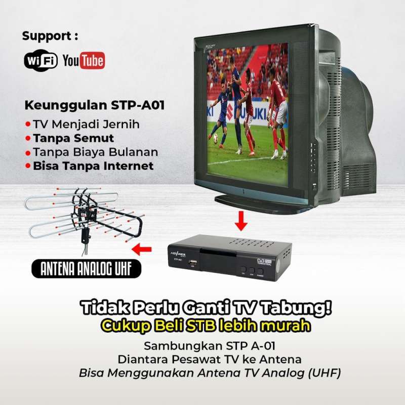 Multipu Stb Promo Advance Stb Set Top Box Tv Digital Receiver Penerima Siaran Full ...