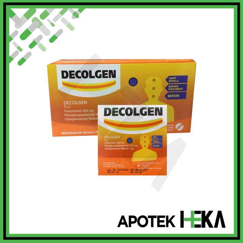 Jual Decolgen Box Isi 25x4 Tablet - Obat Flu Demam Di Seller Apotek ...