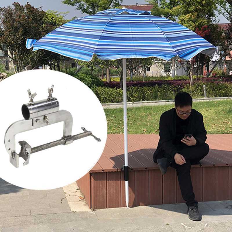 Jual Heavy Duty Patio Umbrella Clamp Deck Clamp Fixed Clip For Boats
