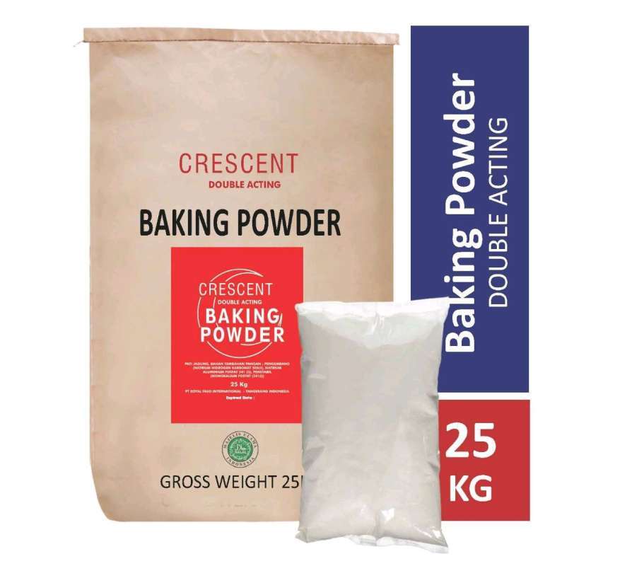 Jual Crescent Baking Powder Double Acting Ex Amerika 1kg Pengembang