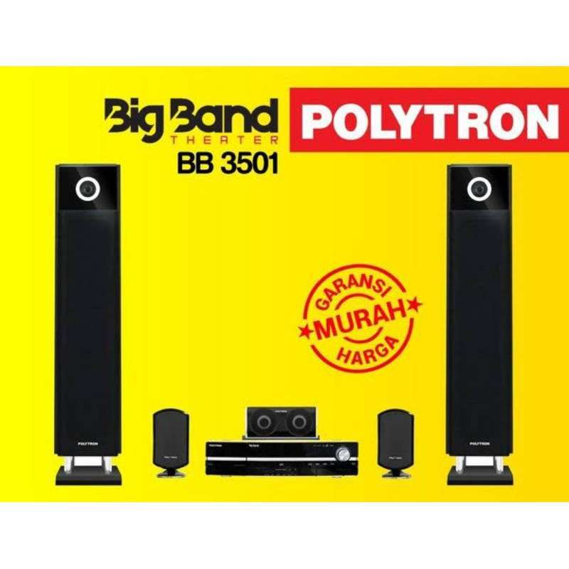 Jual Polytron Bb 3501 Big Band Dvd Tape Deck Speaker Usb Mic Input ...