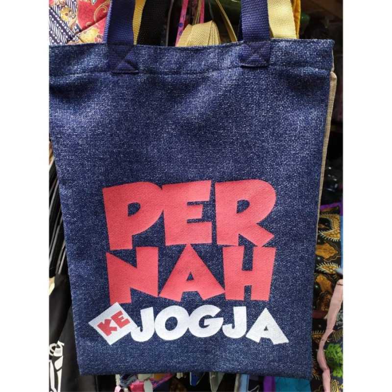 Jual Tote Bag Khas Jogja Berwarna di Seller Toko Souvenir Jogja Ngering, Kab. Klaten Blibli