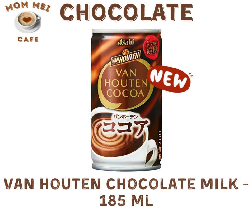 Jual Minuman Coklat VAN HOUTEN CHOCOLATE MILK CAN (JAPAN) di Seller Mom