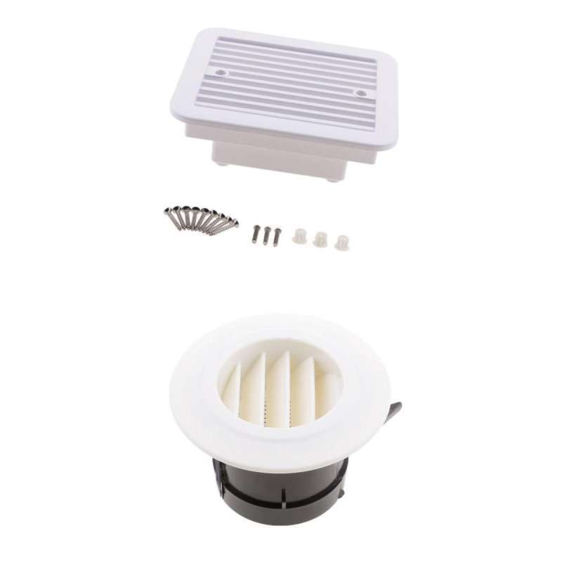 Jual 2pack RV Motorhome Trailer Side Vent Ventilation Fan for 12V Vehicles As Described+as