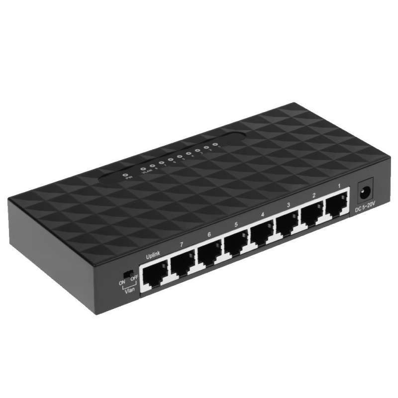 Jual 8Port 10/ Desktop Network Switch Fast VLAN Switches