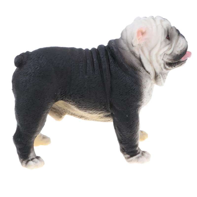 Figura Action MOJO Bulldog Inglese In PVC, Statuetta Cane Realistica Per Bambini, 381053 - Foto 5