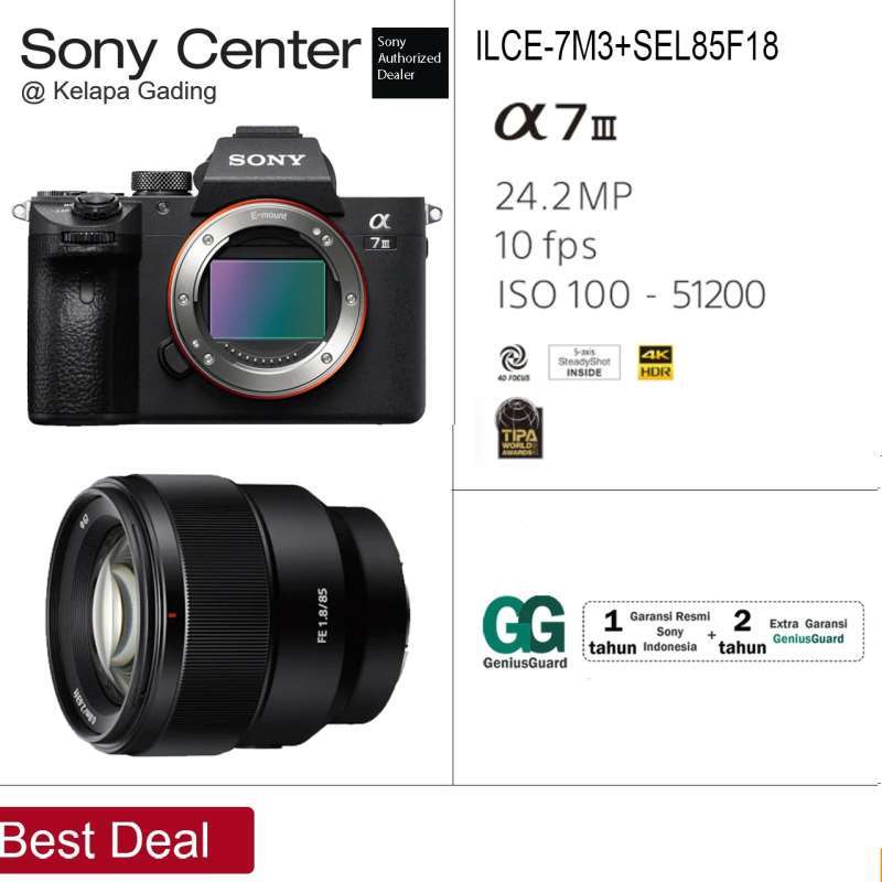 Jual SONY Center Jakarta SONY Alpha a7III / a7 mark III / ILCE 7M3