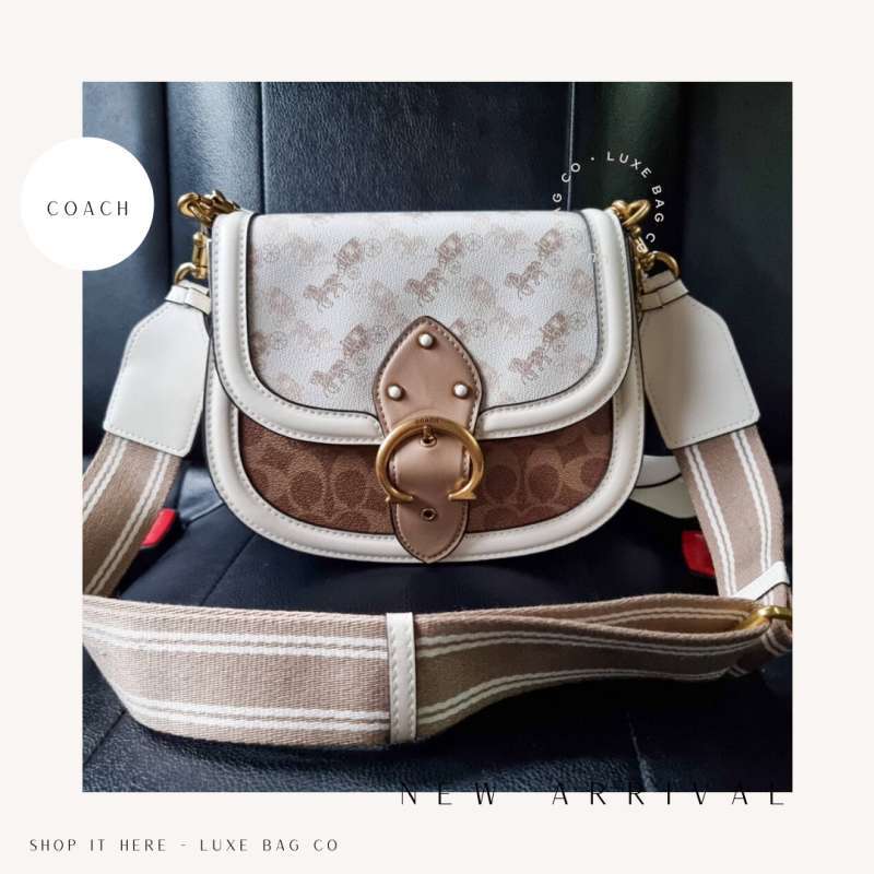 Jual Coach Beat Saddle Bag With Horse and Carriage Print 100 ORIGINAL