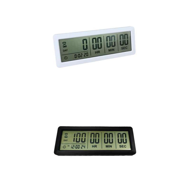 Promo 2pcs 999 Days Countdown Timer Timer Clock LCD for Examination Lab ...