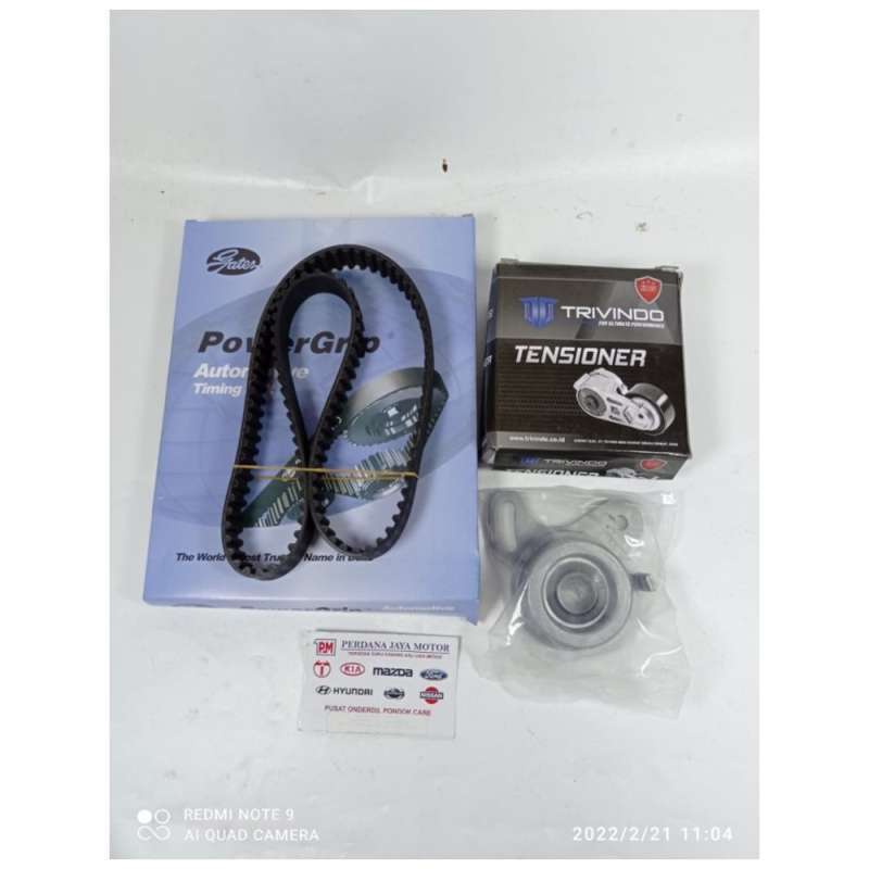 Jual Timing Belt Dan Tensioner Set Hyundai Verna Avega Kode 247 Di