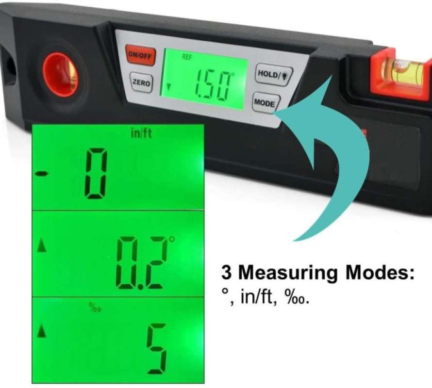 Jual ALAT DIGITAL LEVEL INDUSTRI UKUR SUDUT KEMIRINGAN 360° AKURASI