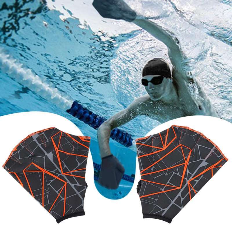 Jual Frog Type Girdles Swimming Hand Swim Paddle Flippers Palm Grey