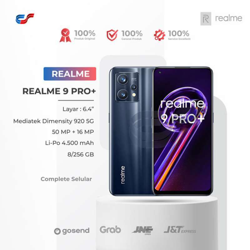 Jual Realme 9 Pro Plus 8/256GB - MediaTek Dimensity 920 5G Layar 6.4 ...