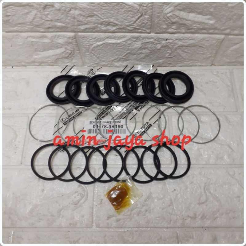 Jual Caliper Kit Karet Rem Cakram Toyota Fortuner Vrz Hilux Revo Kode 176 di Seller sammyoto