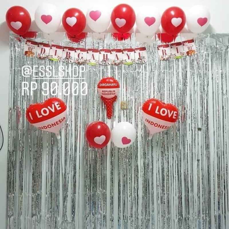 Jual Paket Dekor Dirgahayu Ri/ Hiasan 17 Agustus/ Dekorasi Hut Ri Di