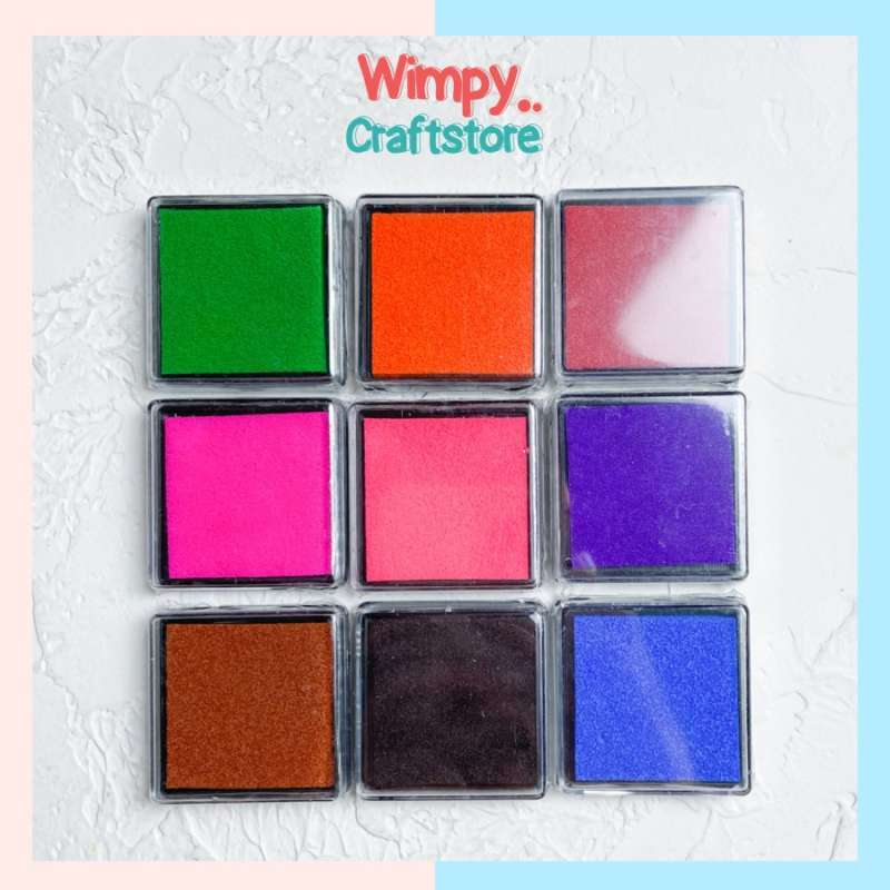 Jual Bantalan Tinta Stempel Refill Isi Stampel Cap Jari Stamp Ink Pad