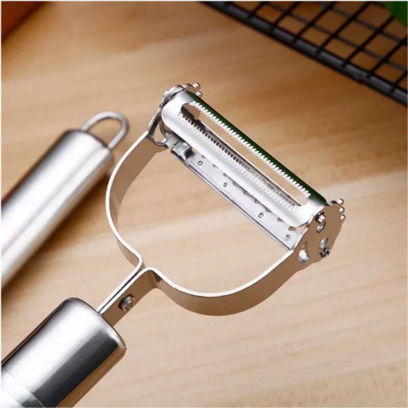 Jual Peeler 2 in 1 Alat Pengupas Kulit Buah Sayur Stainless Steel