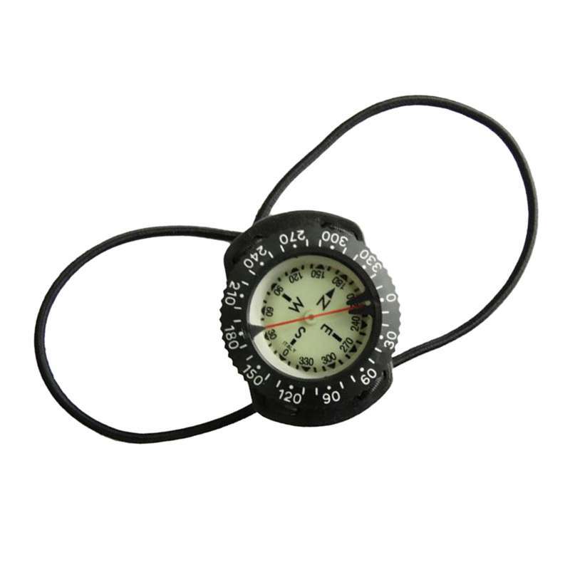 Promo Scuba Diving Compass Underwater Wrist Mount 100M Glow in The Dark Navigation Diskon 33 di