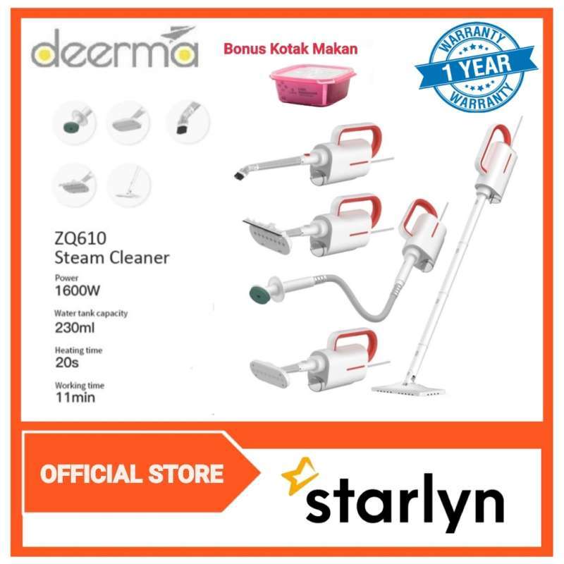 Jual Deerma Dem Zq610 Electric Steam Cleaners Mop Handheld Floor Window ...