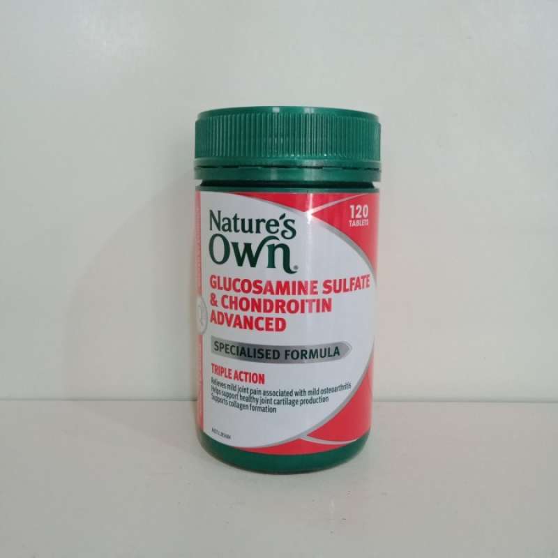 Jual Nature's Own Glucosamine Sulfate & Chondroitin Advanced 120