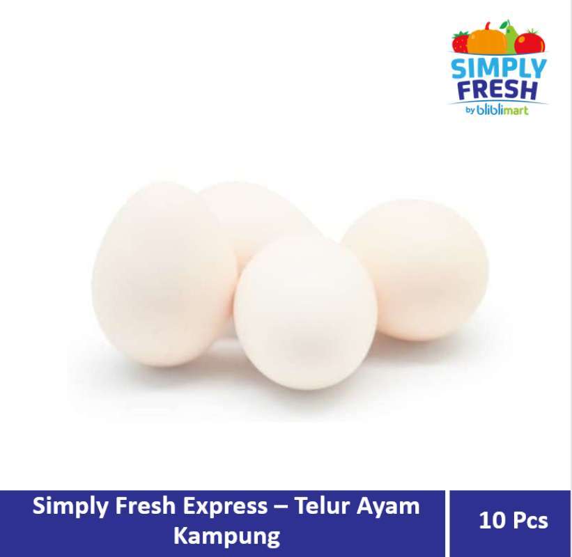 Promo Simply Fresh Express - Telur Ayam Kampung Merah [10 Pcs] Diskon ...