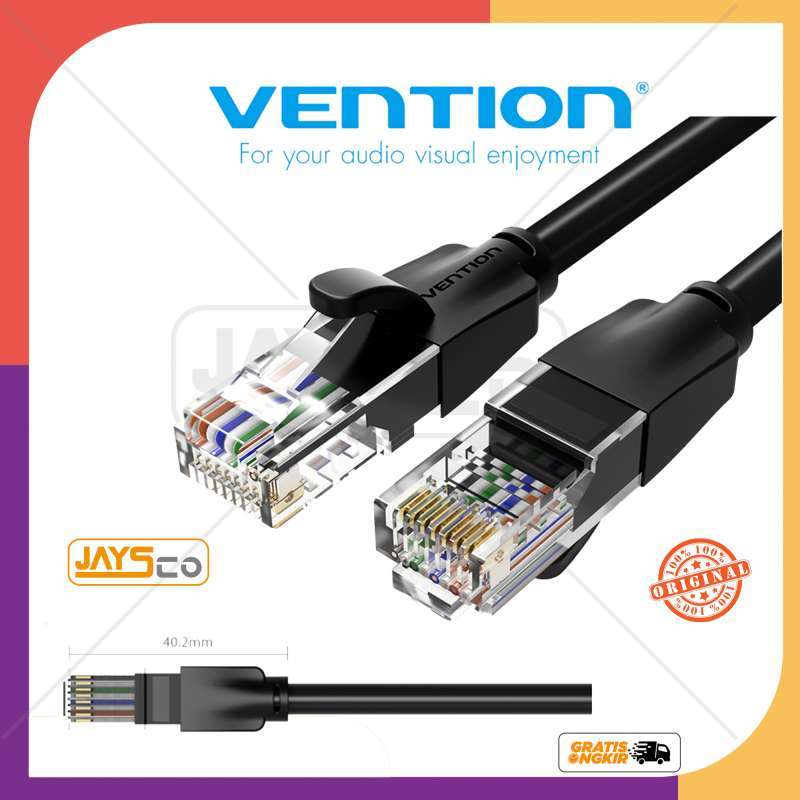 Jual Vention Kabel LAN Cat6 UTP Gigabit Ethernet RJ45 Network 15m 20m ...