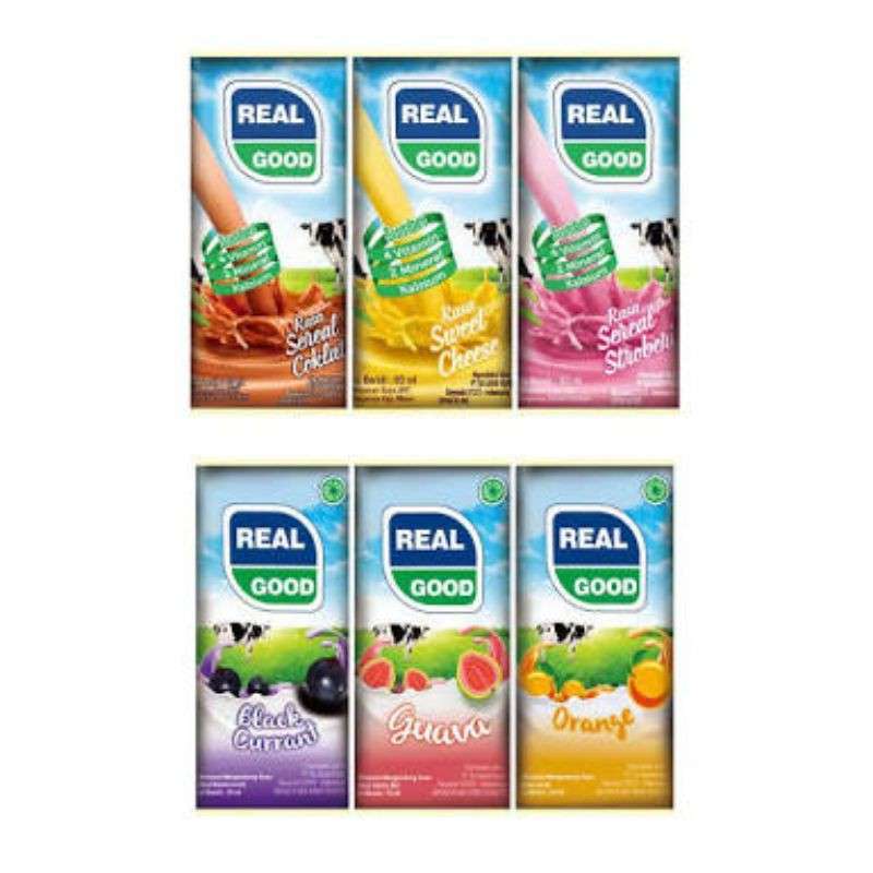 Susu Real Good Varian Rasa Kemasan Bantal 50g