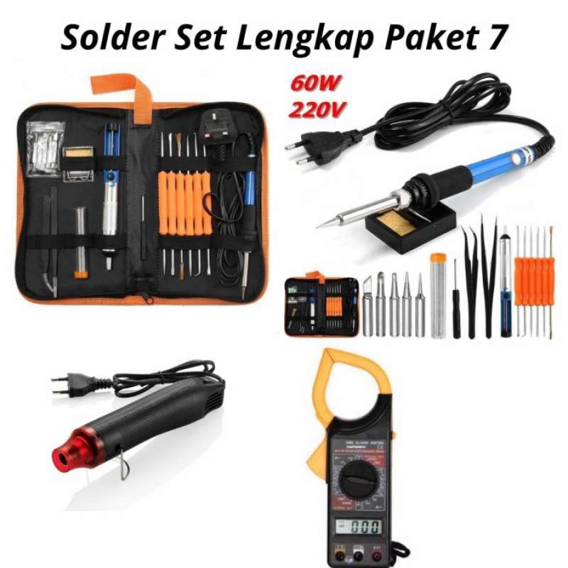 Jual Solder Listrik Solder Lengkap Solder Set Alat Servis Elektronik di Seller Berkah_ shop