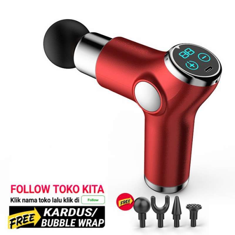 Jual Mini Massage Gun Portable Massager Mirip Kica Alat Pijat ...