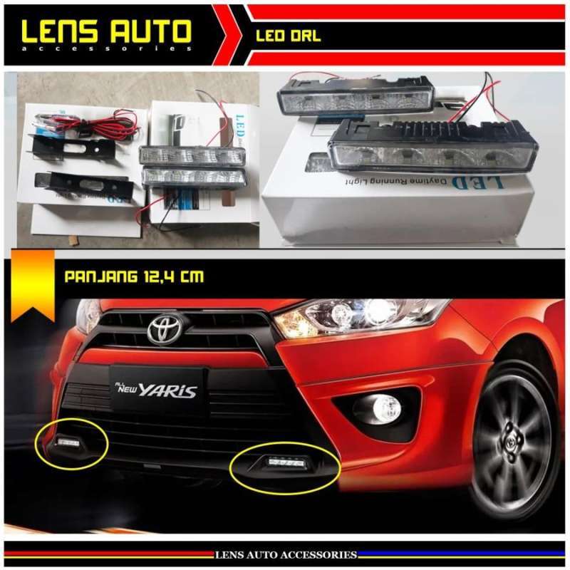 Jual Led DRL All new Yaris TRD Led Drl Body kit All new yaris TRD di