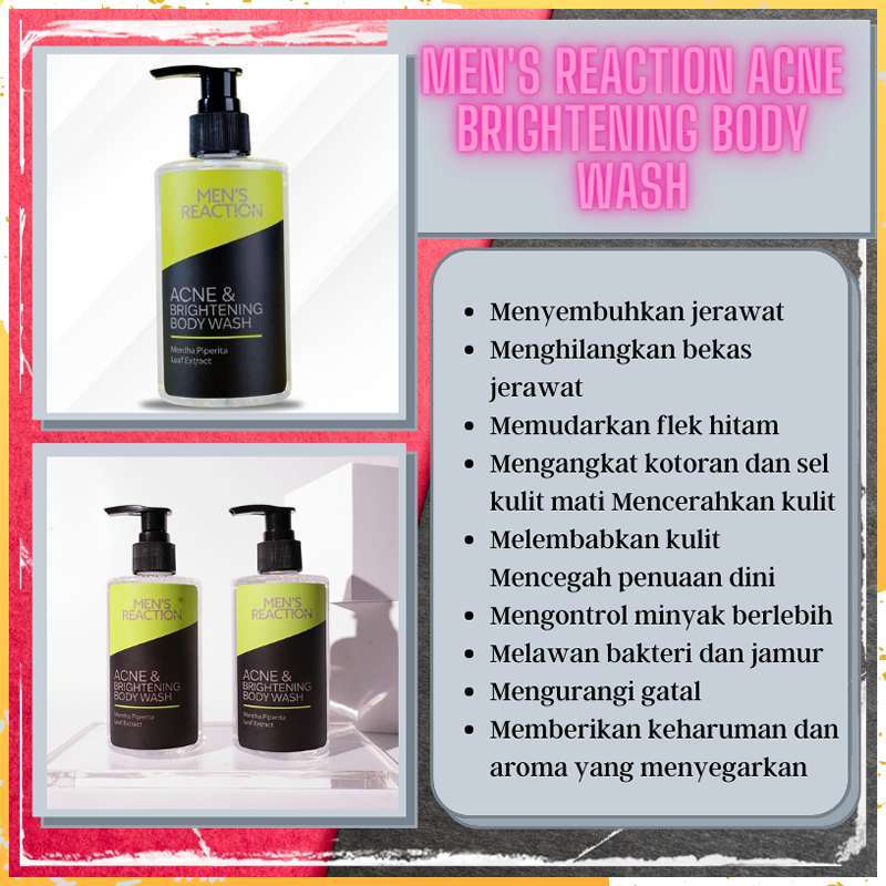 Jual Mens Reaction Acne Brightening Body Wash di Seller Naenroo Store