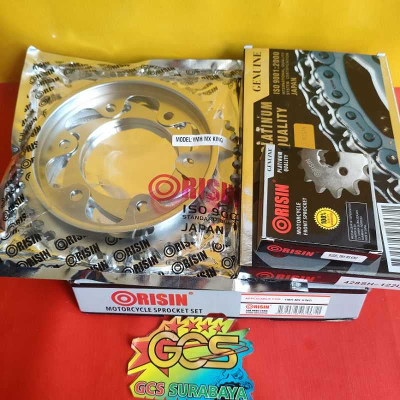 Jual gearset,ger set,rantai gir paket Jupiter mx king,Jupiter mx king