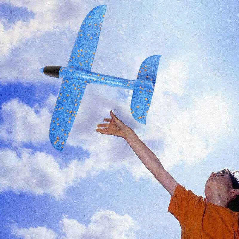 Busa Hadiah Promo Mainan Pesawat Maneuver Glider Busa Lempar Tangan Untuk Hadiah ...