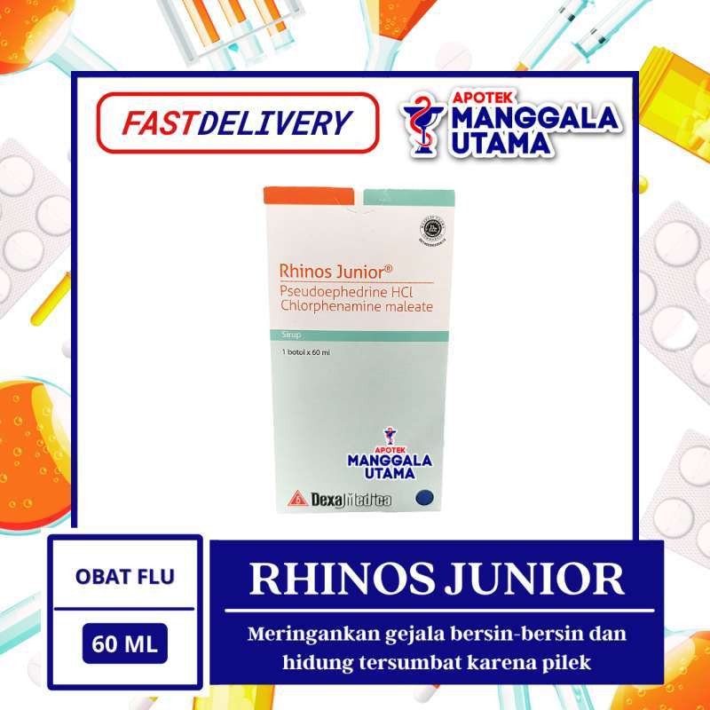 Rhinos Junior Syrup 60ml Lengkap Harga Terbaru April 2024 Blibli