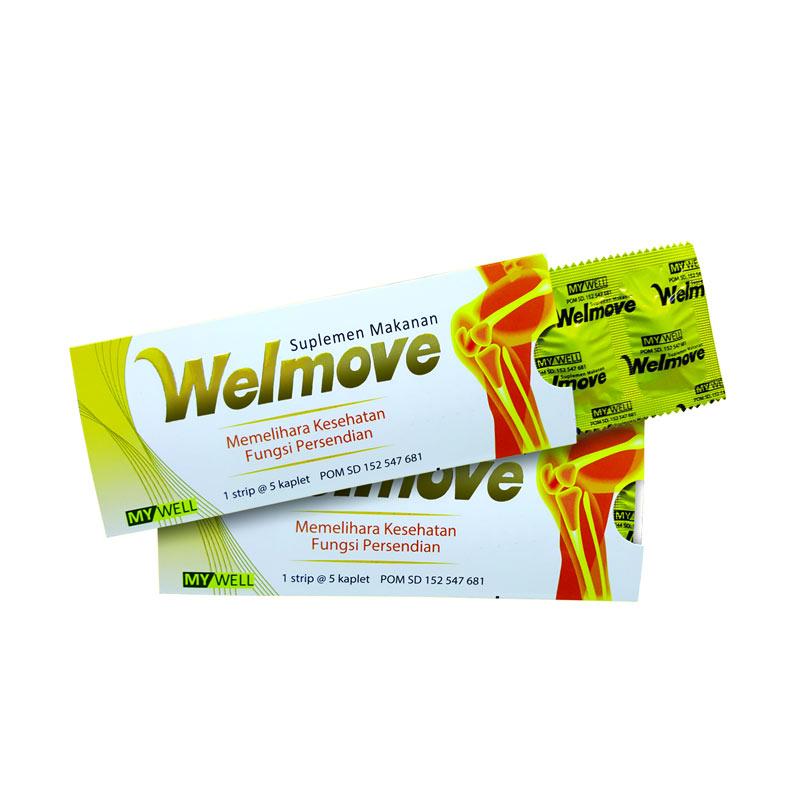 Promo Welmove Suplemen Makanan [strip @ 5 Cap/ Amplop] Diskon 31% Di ...