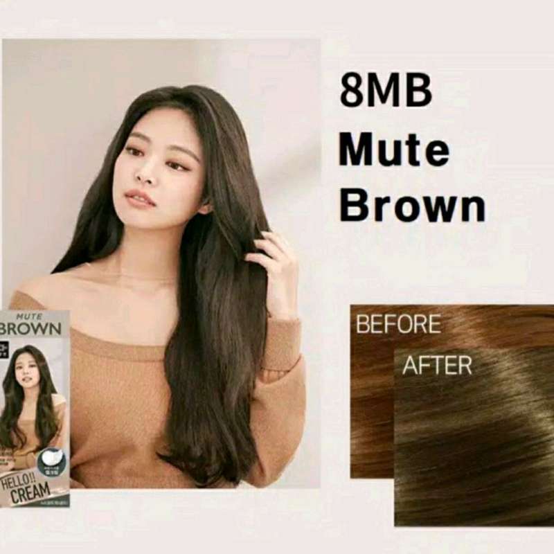 Jual Mise En Scene Hello Cream Hair Color Blackpink Mute Brown di
