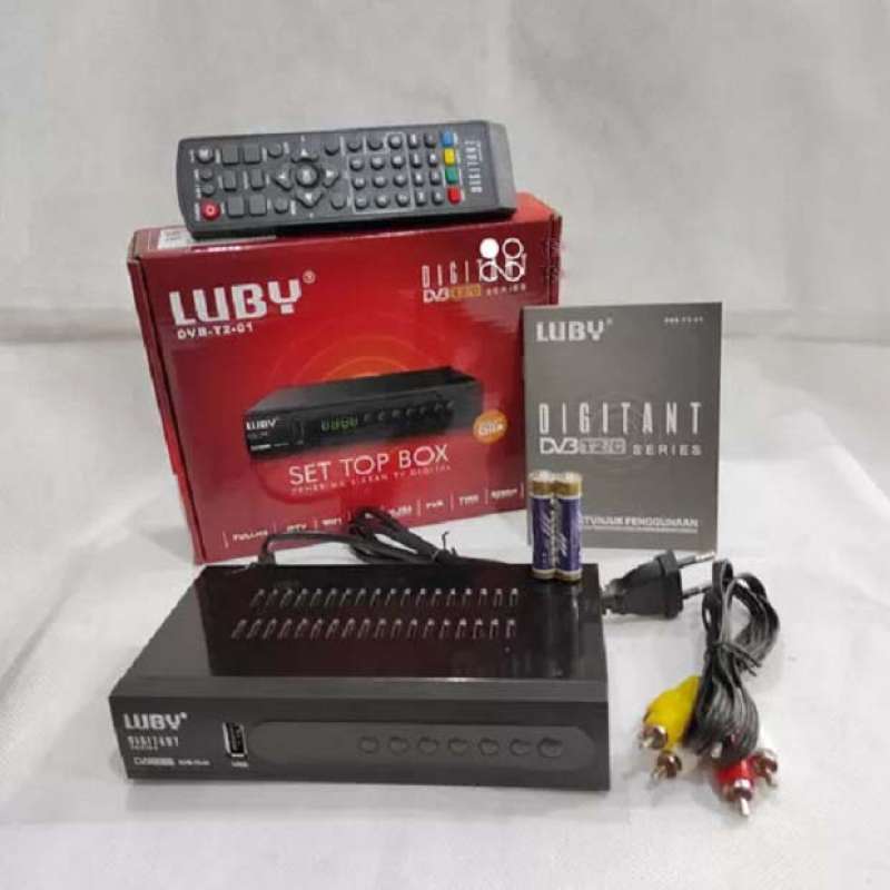 Jual Set Top Box Luby Dvbt202 Full Hd 1080p Tv Box Digital Receiver