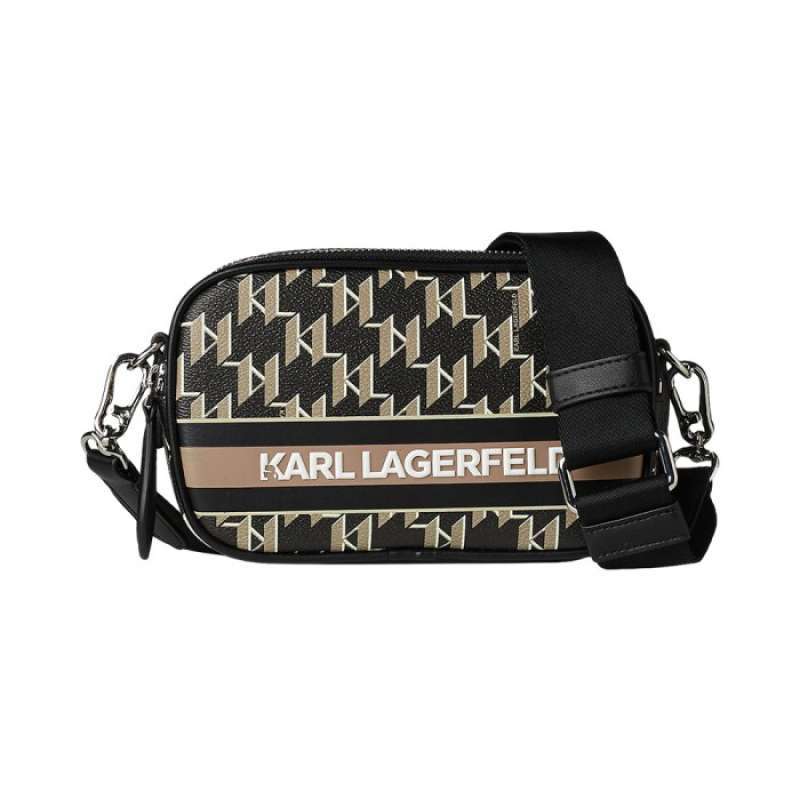 Jual Karl Lagerfeld K/ikonik Monogram Camera Bag Black di Seller voila
