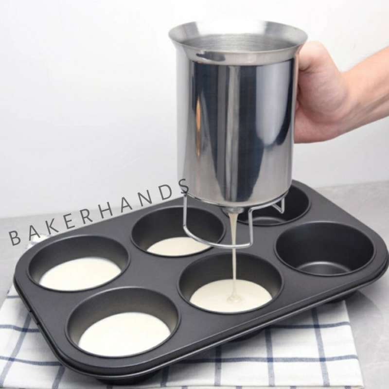 Jual Dispenser adonan pancake/cupcake/muffin stainless/Batter dispenser