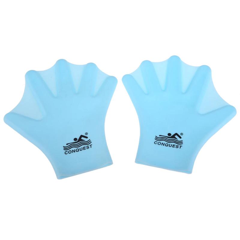 Jual CONQUEST Swimming bed Gloves Adult Frog Finger Fin Diving Hand