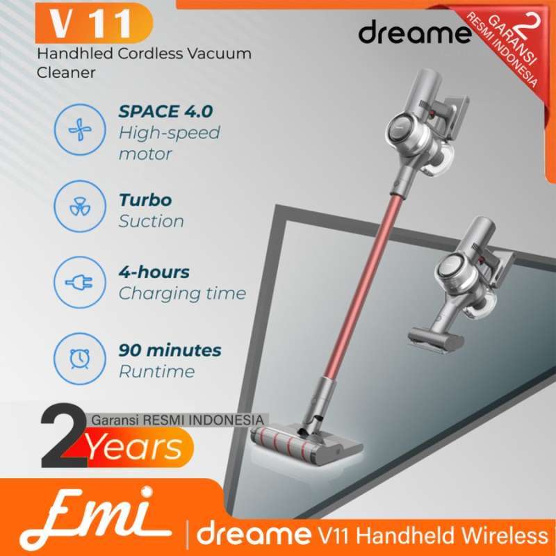 Jual Xiaomi Dreame V11 Vacuum Cleaner Handheld OLED Display 25000pa V10 V9 di Seller Emilab