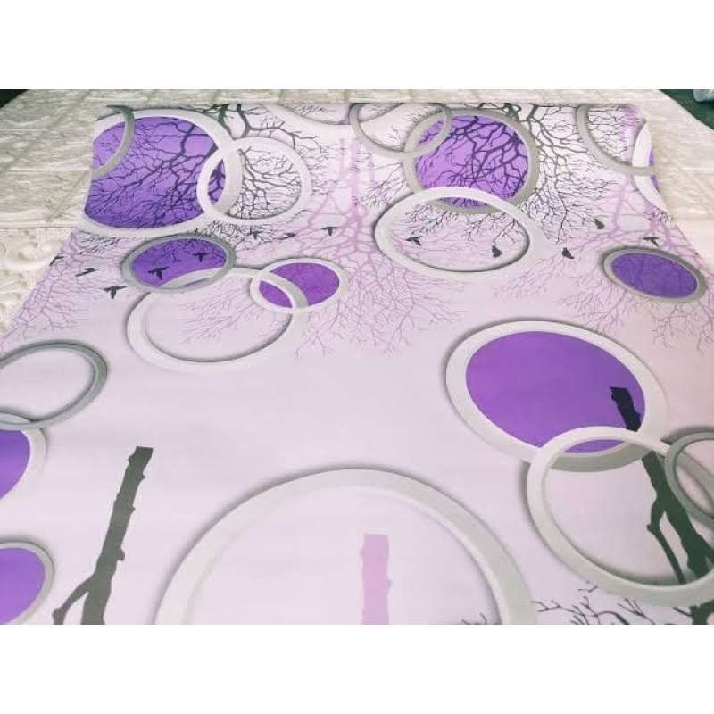 Jual Wallpaper Lingkaran Ungu Dan Akar Hitam Background Keunguan di