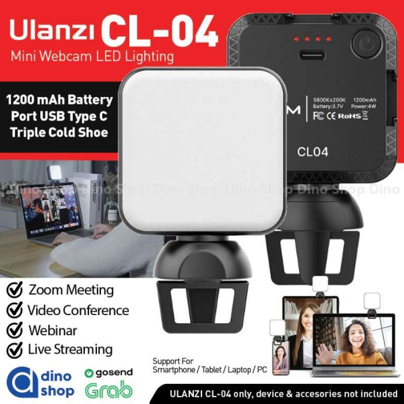 Jual Ulanzi Vijim CL04 LED Lighting Kit Laptop for Video Conference