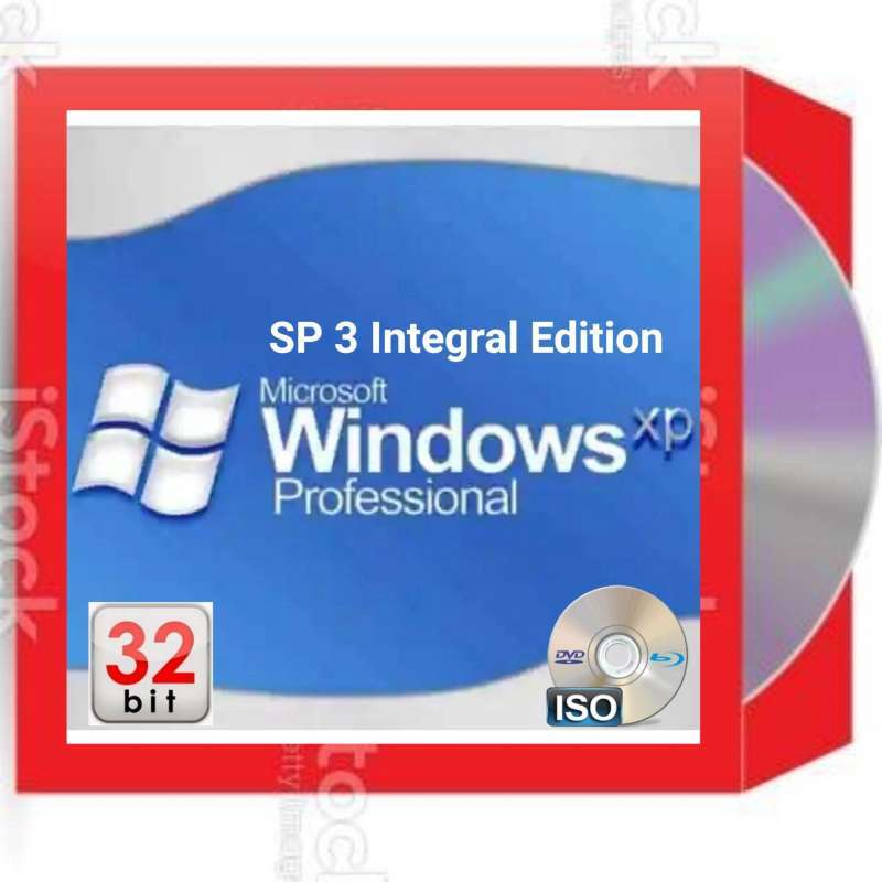 Jual DVD Installer Windows XP Pro SP3 32 Bit Integral Edition di Seller