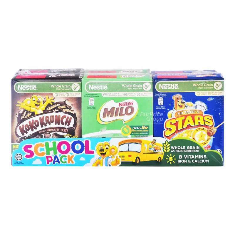 Jual Nestle Cereal Variety School Pack 6s 140g di Seller BisQuitto Shop