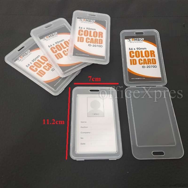 Jual ID Card Case Transparant / Tempat Kartu / Case ID Card Solid 2060D