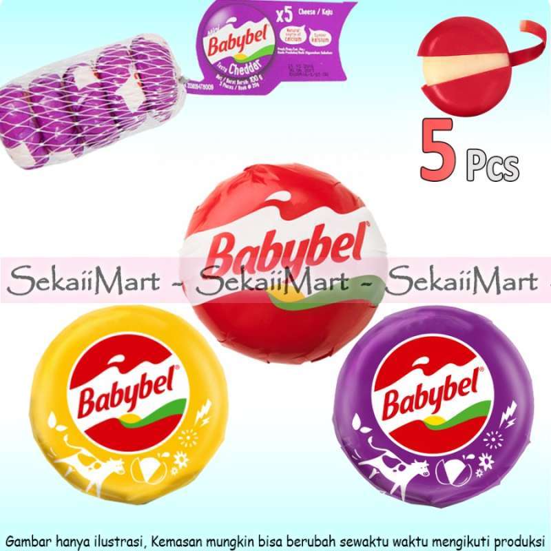 Promo BABYBEL Mini Cheese Original / Emmental / Cheddar Baby Bel Keju