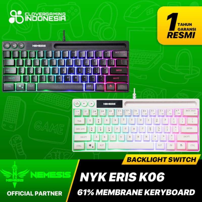 Jual NYK Nemesis ERIS K-06 / K06 Mini RGB with Phone Holder Gaming