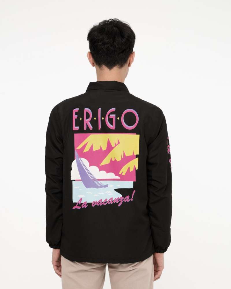 Jual Erigo Coach Jacket Vacanza Black L Di Seller Erigo Official