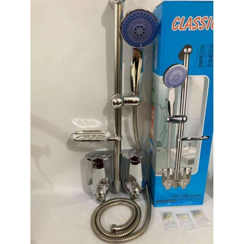 Jual Hand Shower Tiang Classic SET KOMPLIT + Dispenser Classic Hand Shower di Seller TokoValet
